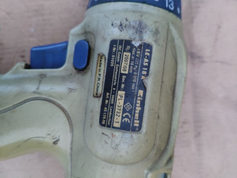 Einhell wkrętarka części