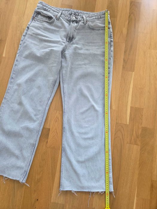 Szare jeansy Zara rozm 42