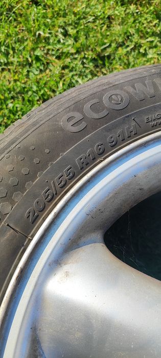 Felgi BBS 16" z oponami KUMHO - 4 sztuki