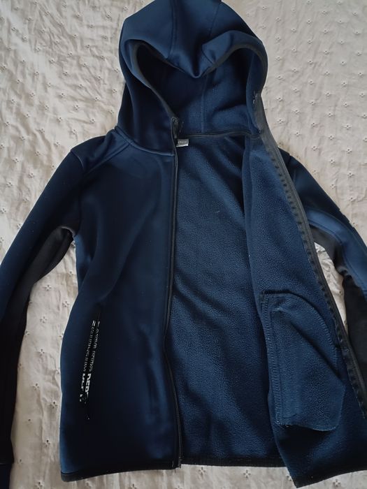 Kurtka bluza ocieplana Softshell 134-140cm chłopiec 8-10lat kaptur