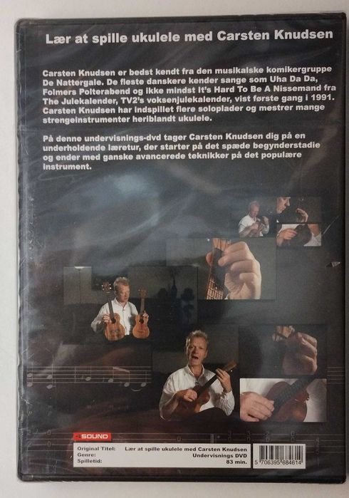DVD nauka gry na ukulele po duńsku