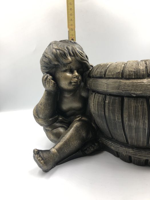 Doniczka gipsowa Anioł