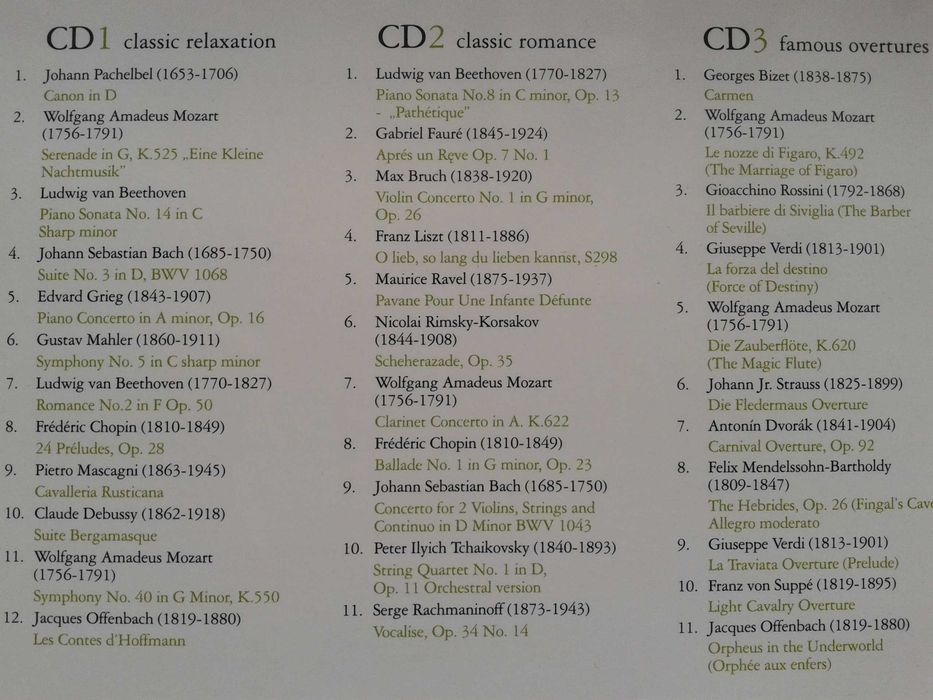 Płyty CD "Classic & The City" (Box 3 CD)