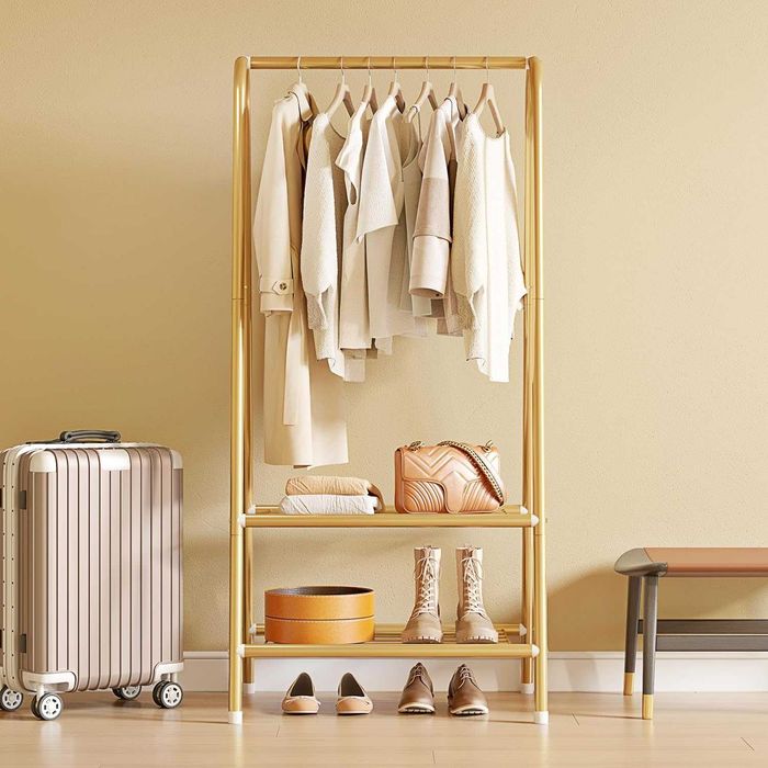 Cabide bengaleiro 157,5 x 62 x 35 cm [DOURADO | BRANCO | PRETO]   NOVO