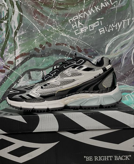 (БЕЗ Передплат) Off-White Be Right Back Black / Grey
