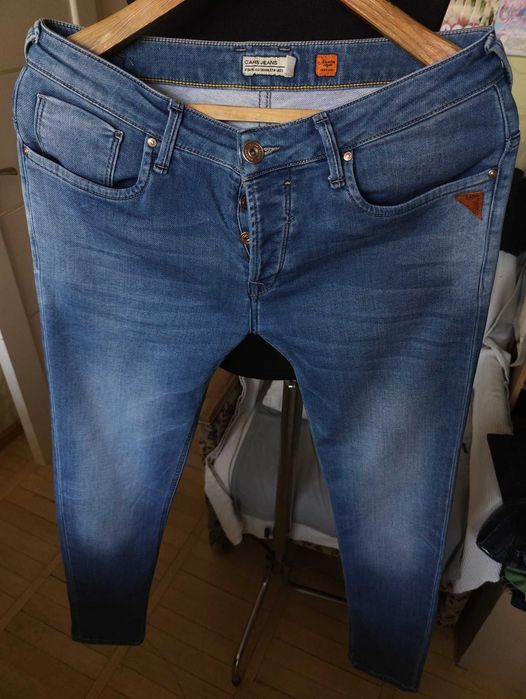 Джинсы Cars Jeans Germany w32 stretch slim mid blue.