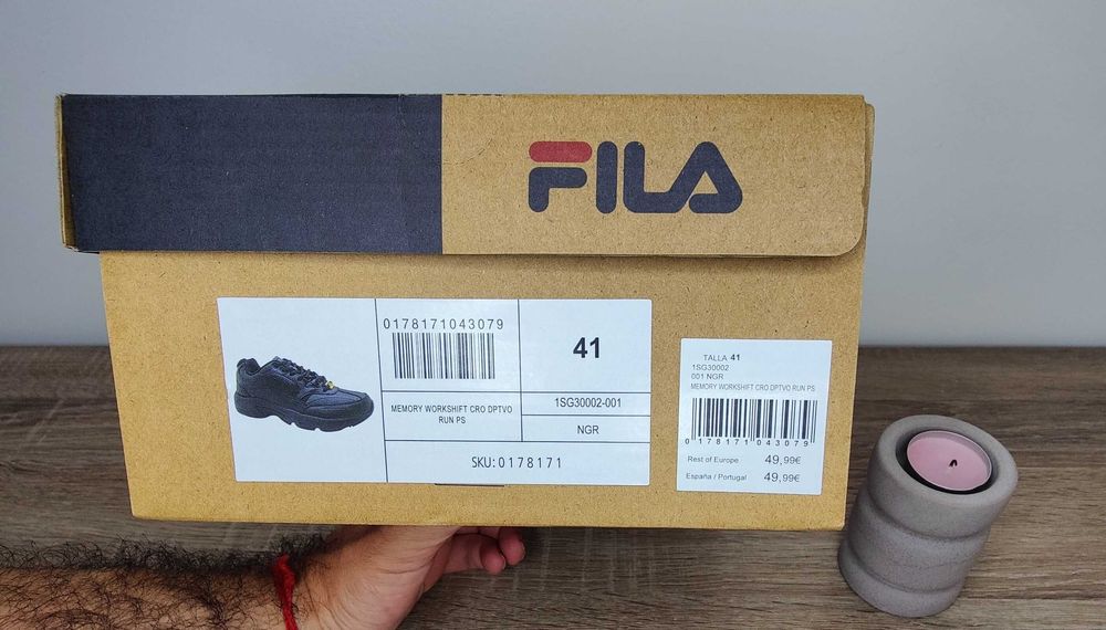 Sapatilhas Running Fila Workshift Preto (41)