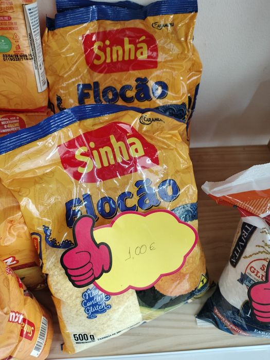 Flocão de milho na promoção