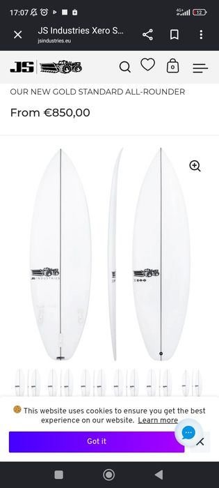 Prancha de surf JS  XERO