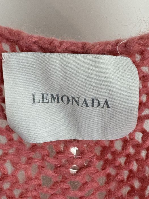 Dzianinowy kardigan  LEMONADA / narzutka / sweterek luźno  pleciony