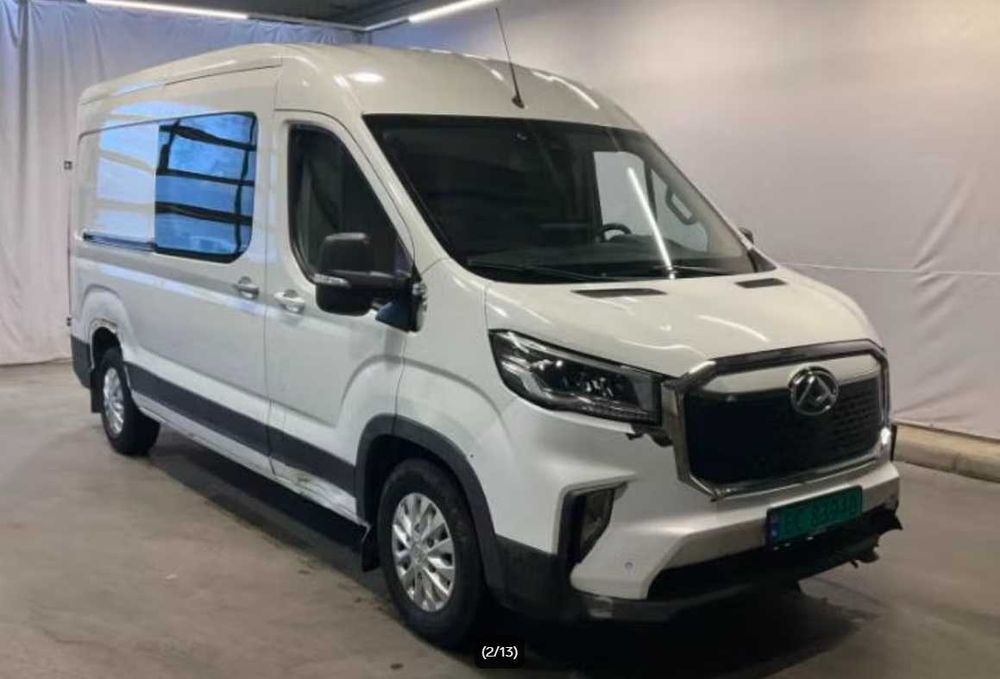 MAXUS eDeliver9 72квт/300км/1,4тн/11м3/Європа/2021р електро БУС