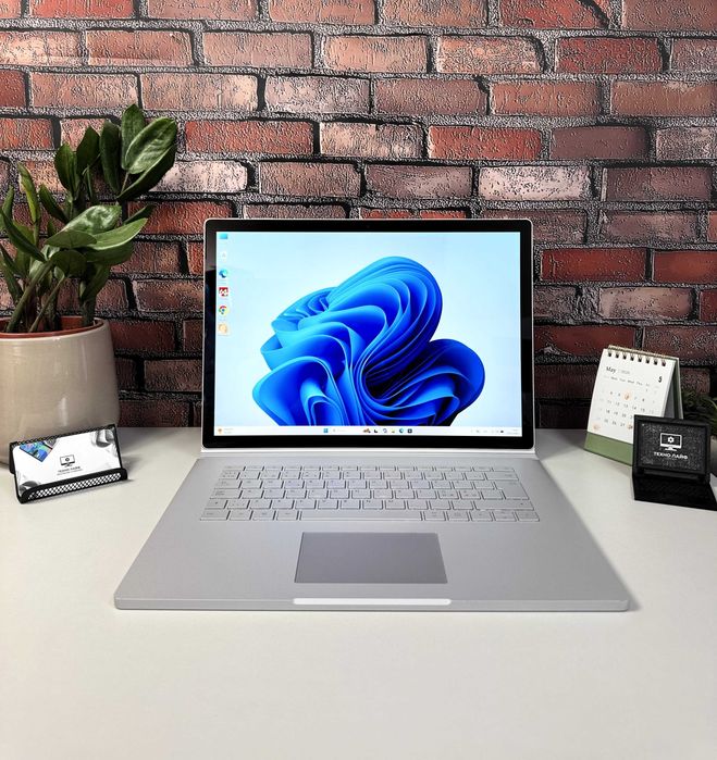 GTX 1060 6GB·Microsoft Surface Book 2·I7-8650U·16GB·SSD 256·3K touch·15"·Гарантія·Металевий·ноутбук трансформер·сенсорний·для ігор,графіки,дизайну·ТОП