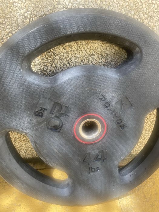 Disco musculação decathlon 20Kg - unidade