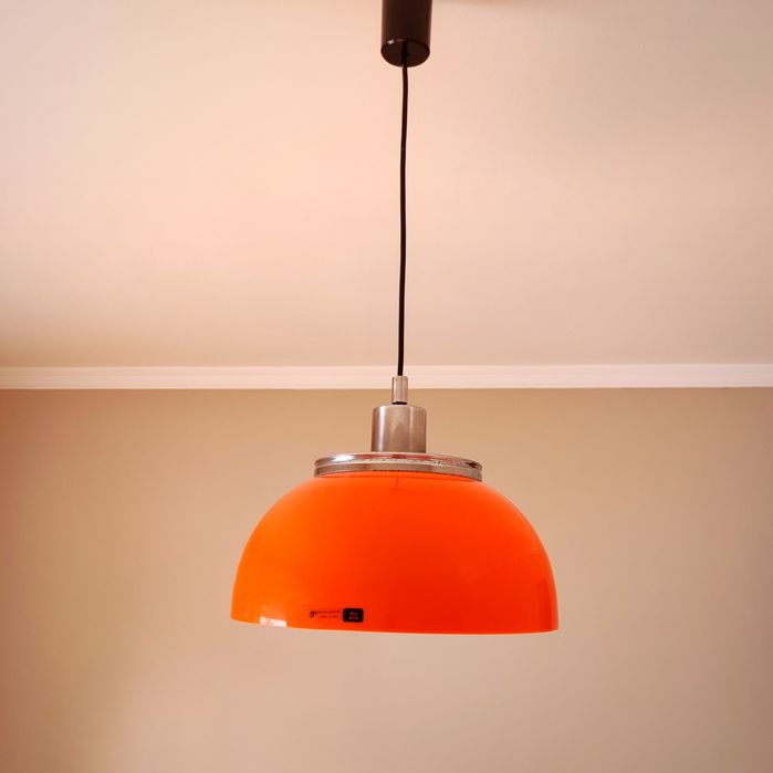 Candeeiro teto italiano - Harvey Guzzini - Vintage