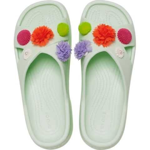 Шльопанці Crocs Classic Wildflower Cross Strap, W8