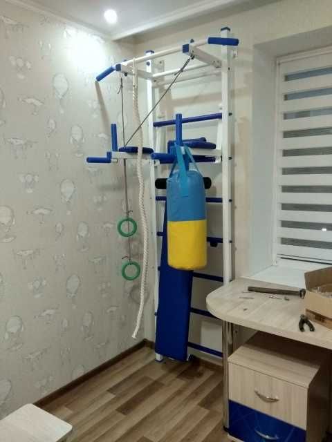 БЕЗКОШТОВНА ДОСТАВКА шведська стінка ВІД ВИРОБНИКА турнік тренажер штанга гантелі реабілітація дошка Євмінова шведская стенка гімнастика дропшипінг