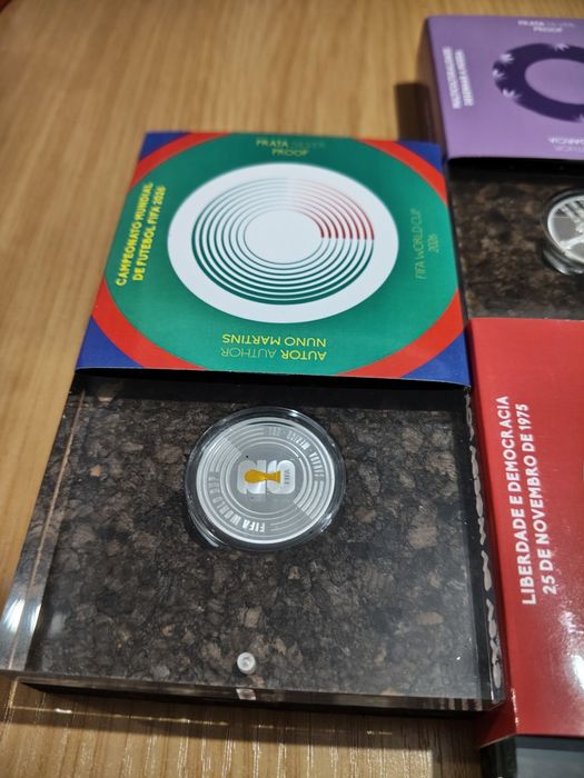 Moedas Prata Proof Portugal