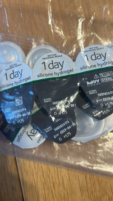 Soczewki D+1,75  nowe