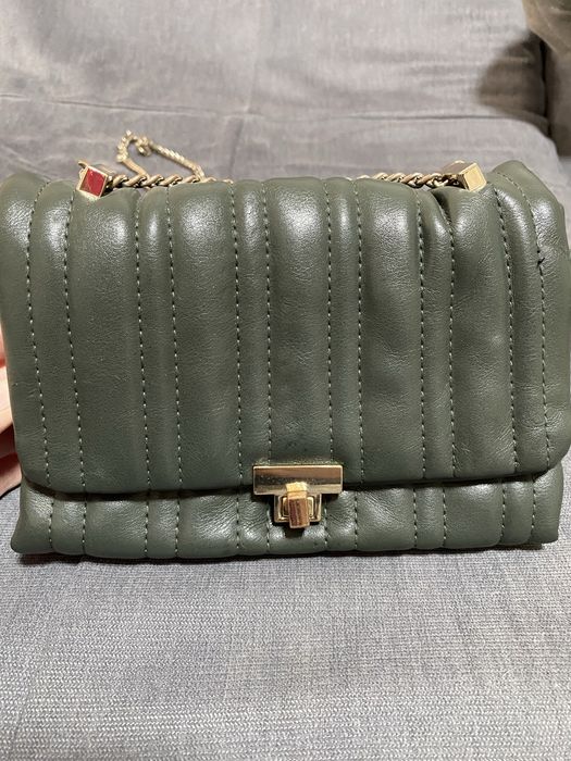 Шкіряна сумка жіноча ZARA