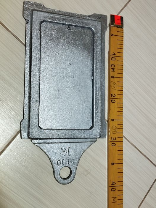 Засов заслонка задвижка для печи алюминиевая