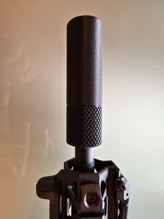 Tapa-chamas, silenciador, coronha Airsoft