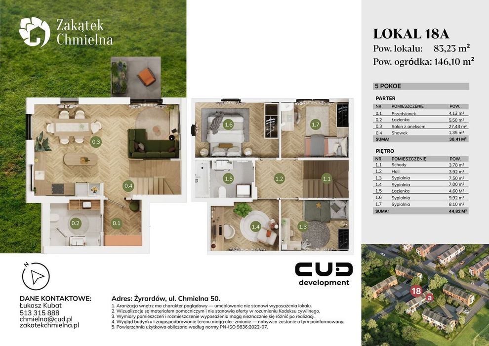 5-pokojowy dom 83m2 + ogródek Bez Pośredników