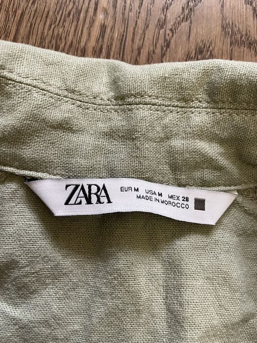 лляний комбінезон ромпер Zara