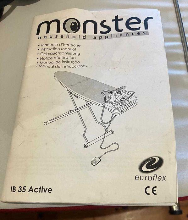 Máquina Euroflex Monster Ib 35 Active profissional de Passar a Ferro
