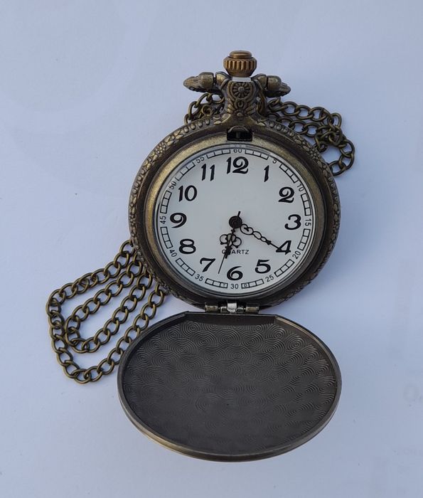 Relogio de bolso com corrente