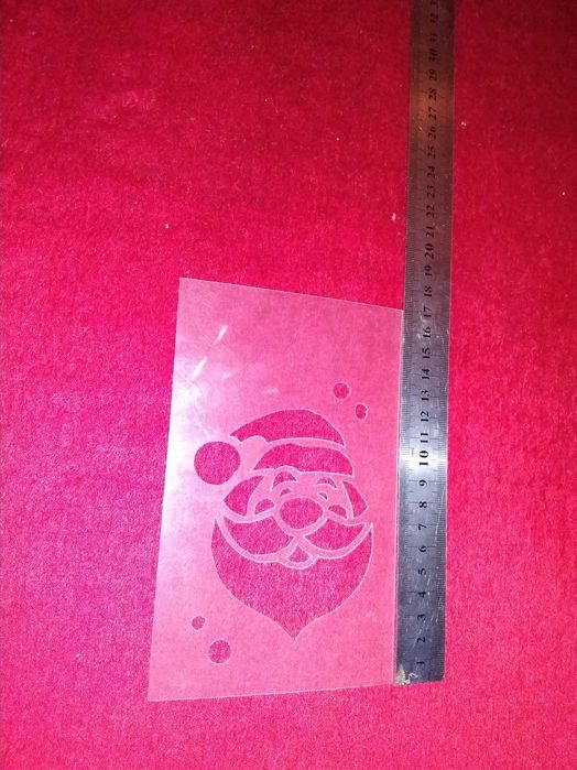 Новогодние трафареты