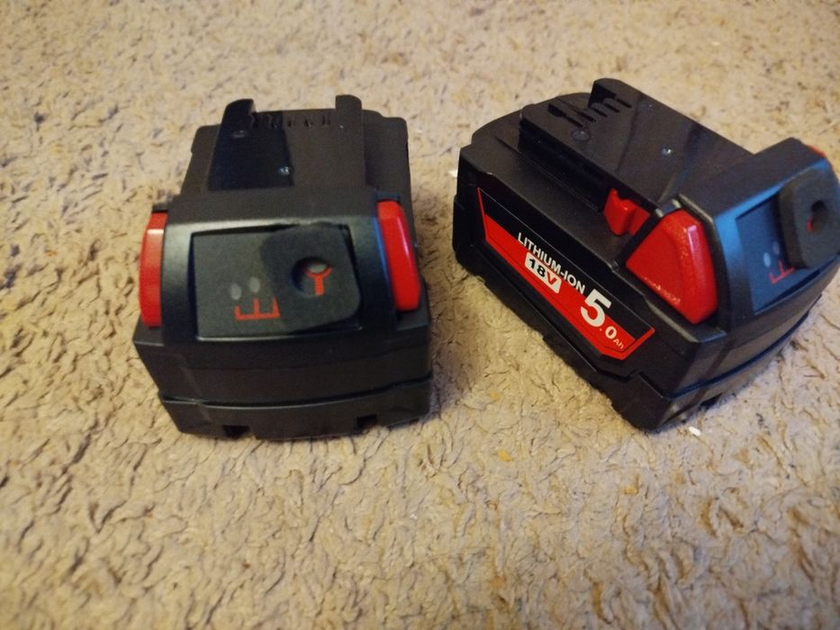 Nowe 2 Baterie Milwaukee 18v 5ah