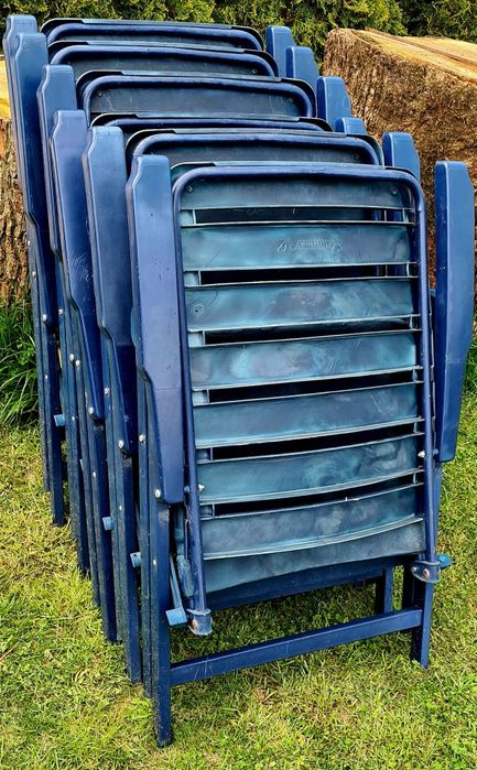 krzesła ogrodowe 2 szt fotele skladane możliwość zlozenia