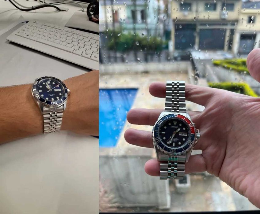 Solidna bransoleta Jubile Oyester 20mm 22mm do zegarka Seiko Citizen