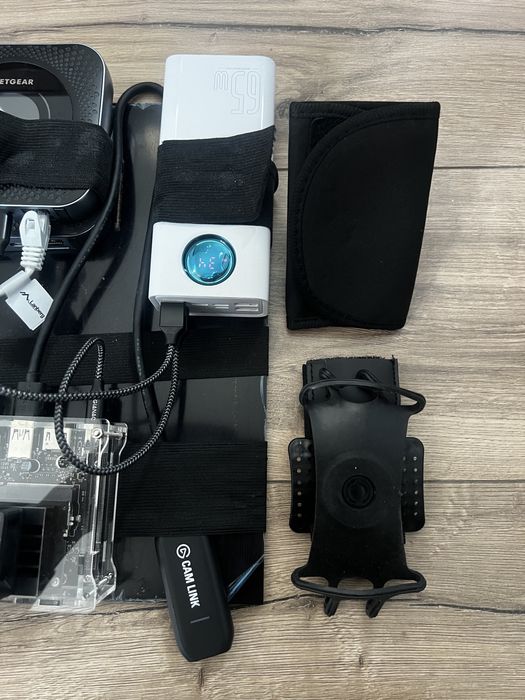 Backpack IRL, kompeltny jetson sony x3000, baseus 2x netgear