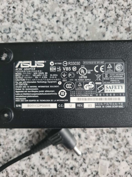 Carregador Transformador original PC portatil k55vm