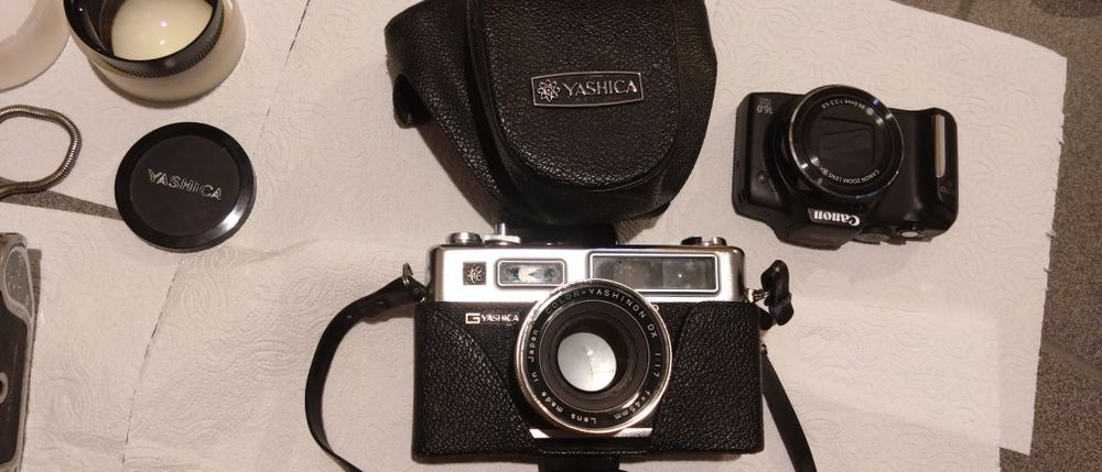 Aparat exa, Sony Alpha nex5, yashica