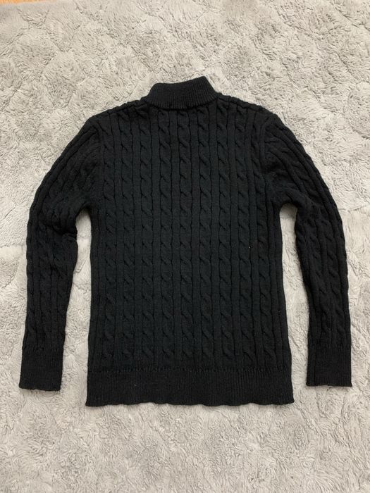 Sweter Polo Ralph Lauren czarny z zamkiem rozmiar M