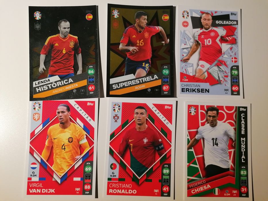 Cartas Match Attax Euro 2024