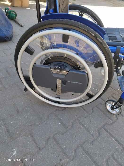 Koła z napędem  elektrycznym  Quickie WheelDrive – ZESTAW + 2 ŁADOWARKI