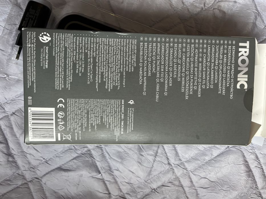 Ładowarka indukcyjna podwójna 30W Tronic