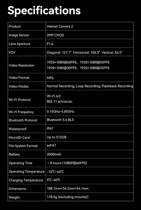 Новинка! Runcam Helmet Camera 2. Вологозахист та нічна зйомка!