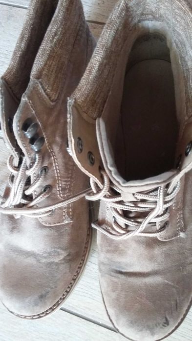 Buty workery damskie a'la zamsz 39