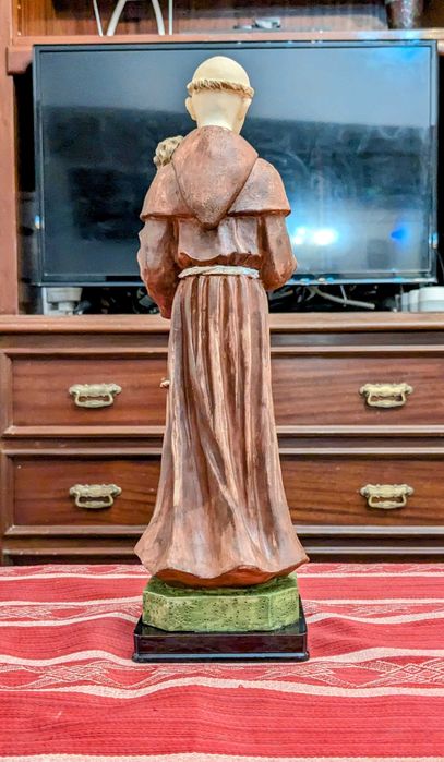 Figura de Santo António com o Menino | 37 cm | Com Caixa | Novo