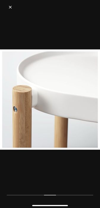 Floreira do Ikea, em óptimo estado de conservação (pés de bambu)