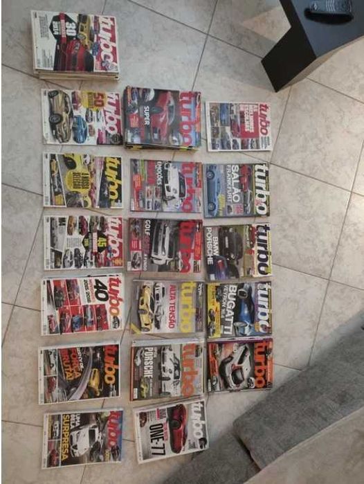 Enorme coleção quase completa de Turbo e catálogos