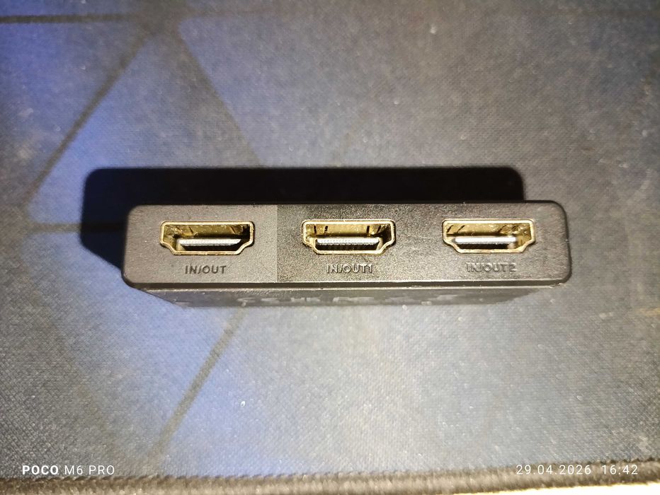 Двонаправлений HDMI-світч Portta 4K 60Hz