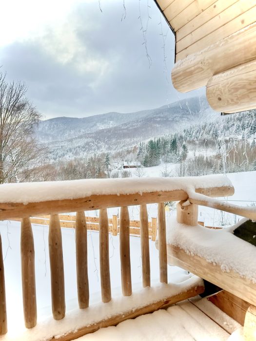 Domek z jacuzzi w górach. Balia, SPA. Luksusowa Chata od 4 do 21 osób