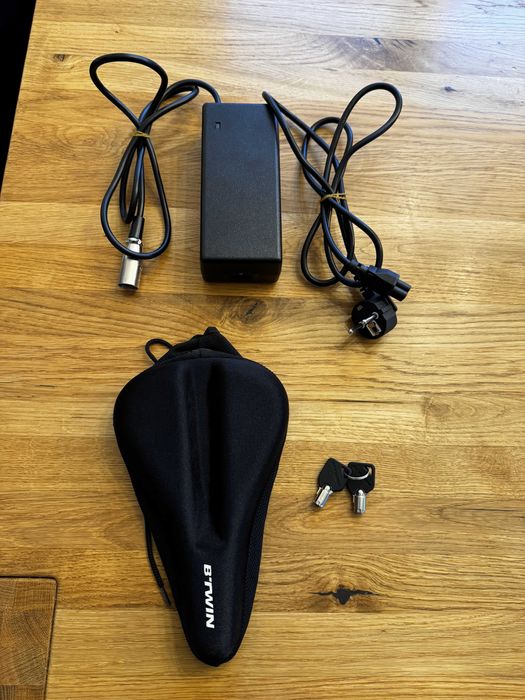 Rower elektryczny górski junior MTB Rockrider E-ST500 26