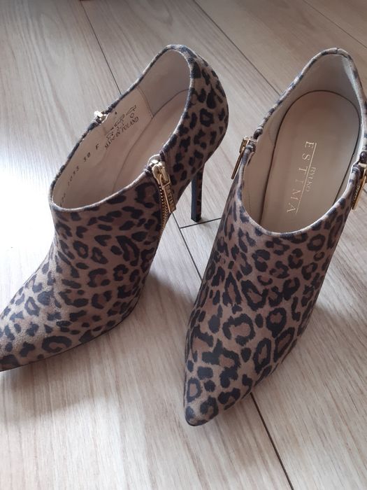 Buty Ryłko szpilki panterka