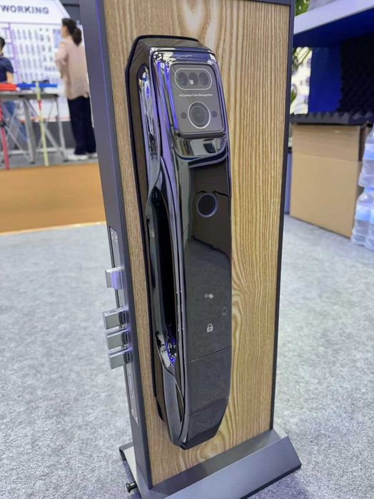 Розумний дверний замок i8 TUYA Wi-Fi з камерою та відбитком пальця